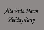Alta Vista Manor Holiday Party portfolio